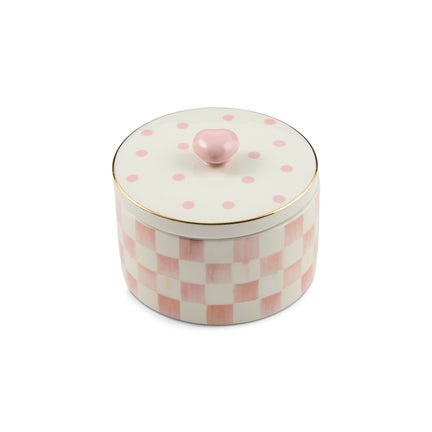 Rosy Check Trinket Box