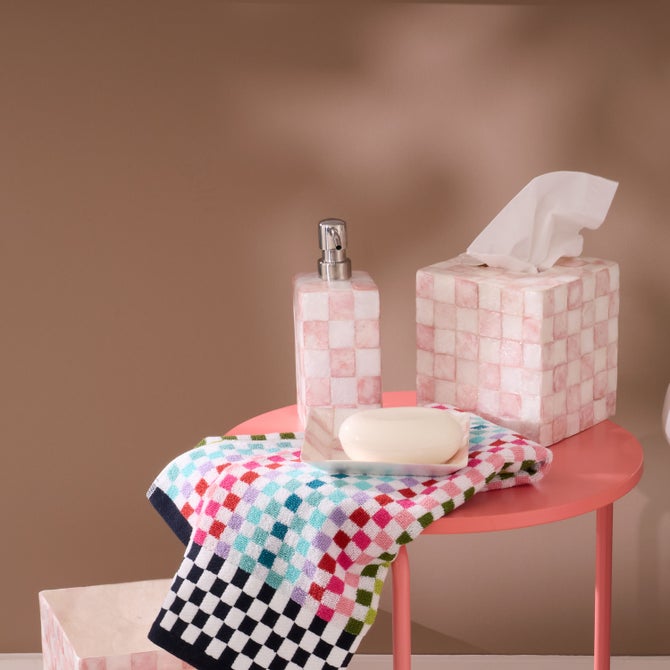 Rosy Check Capiz Soap Pump image number 1