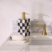 Courtly Check Capiz Soap Pump