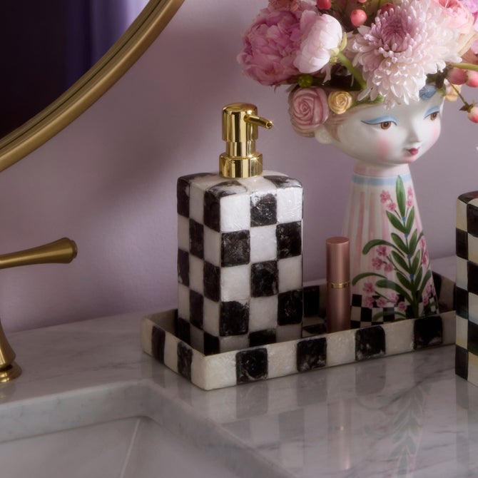 Courtly Check Capiz Soap Pump image number 2