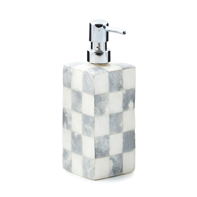 Sterling Check Capiz Soap Pump image number 0