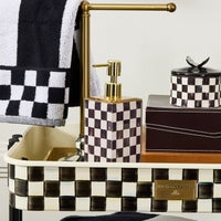 Courtly Check Glass Soap Pump