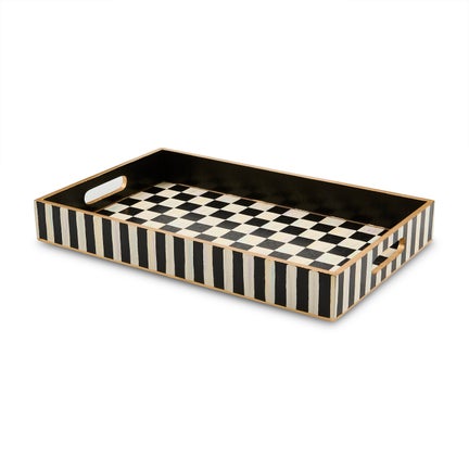 Courtly Check Serving Tray