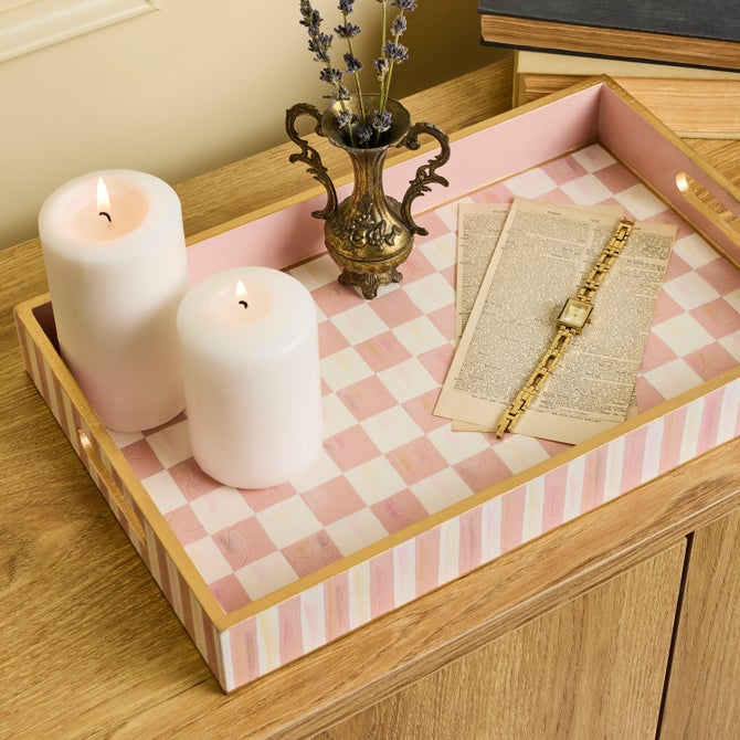 Rosy Check Serving Tray image number 1