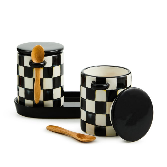 Courtly Check Farmhouse Canisters, Set of 2 image number 2