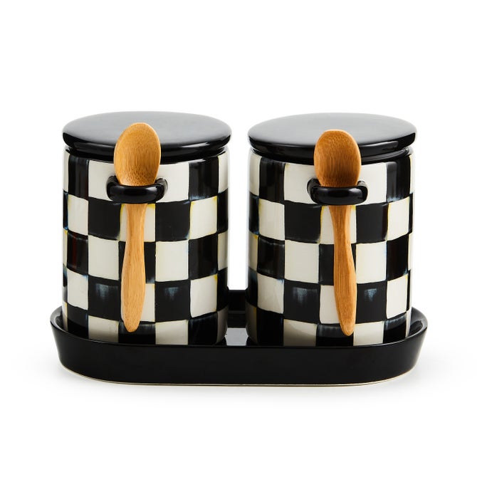 Courtly Check Farmhouse Canisters, Set of 2 image number 0
