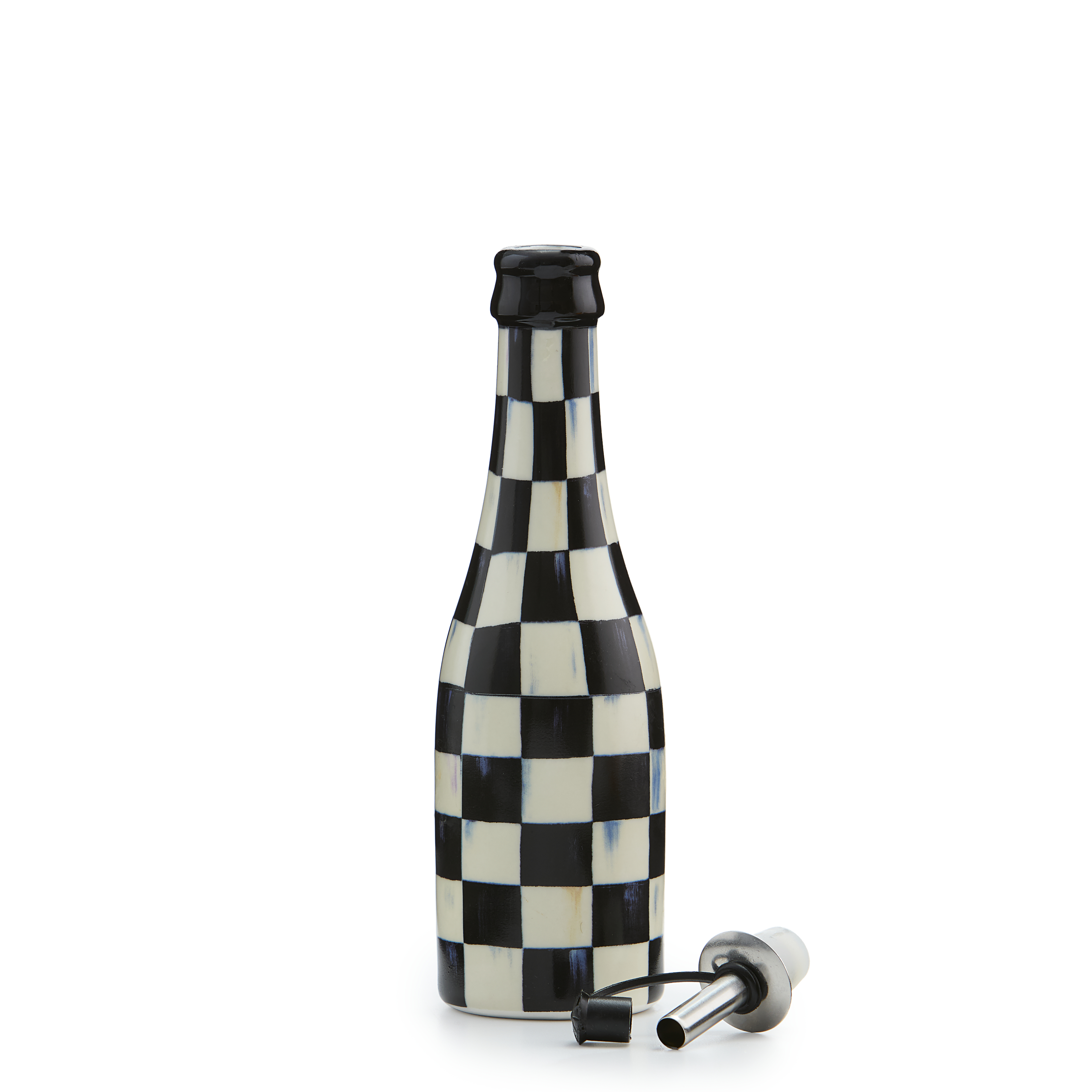 MacKenzie-Childs Courtly Check Oil Cruet - Thumbnail 3