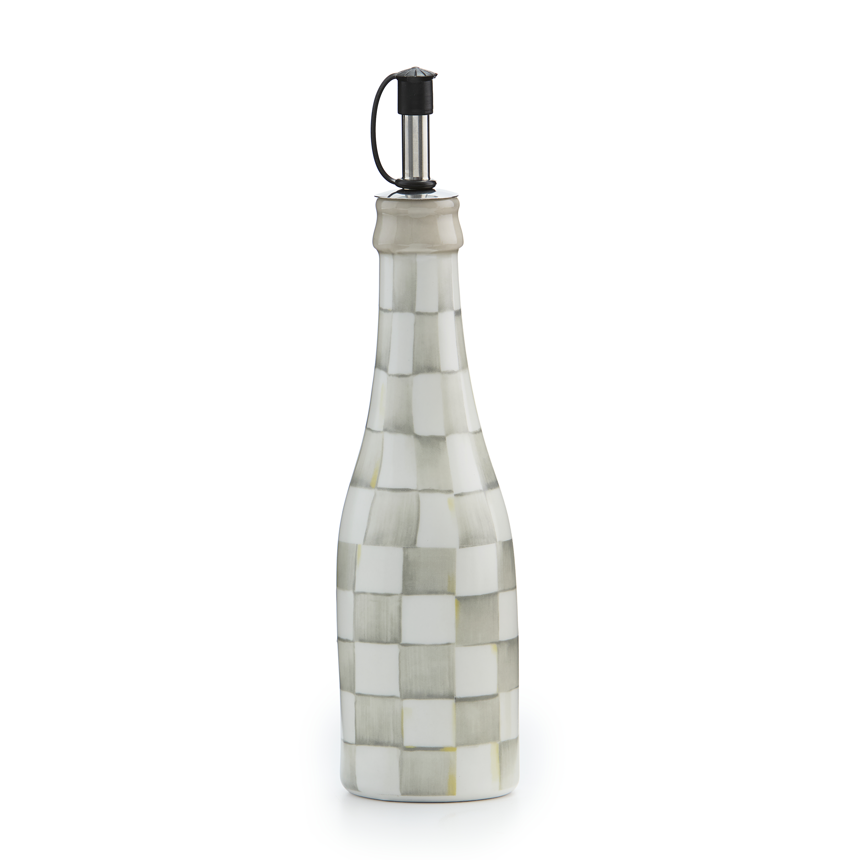MacKenzie-Childs Sterling Check Oil Cruet - Thumbnail 4