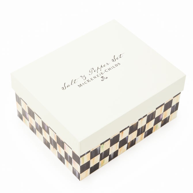 Courtly Check Farmhouse Salt & Pepper Set image number 5