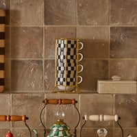 Courtly Check Cappuccino Cup Tower