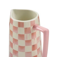Rosy Check Farmhouse Pitcher