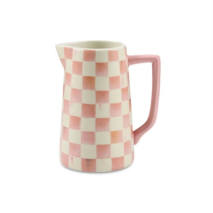 Rosy Check Farmhouse Pitcher