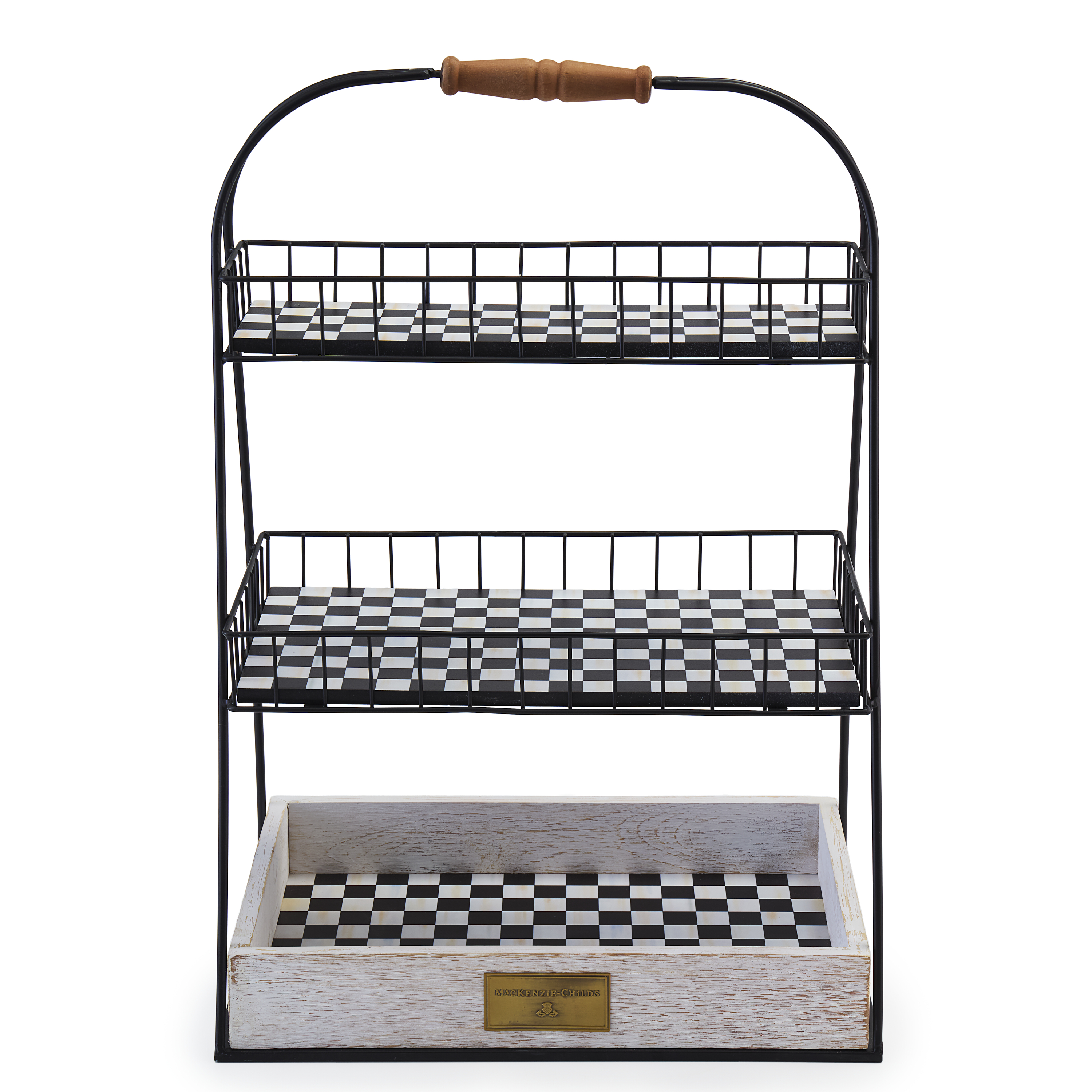 MacKenzie-Childs Farmhouse Tiered Stand - Thumbnail 2