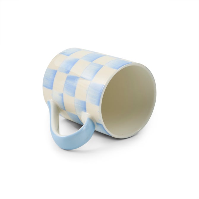 Sky Check Porcelain Mug image number 2
