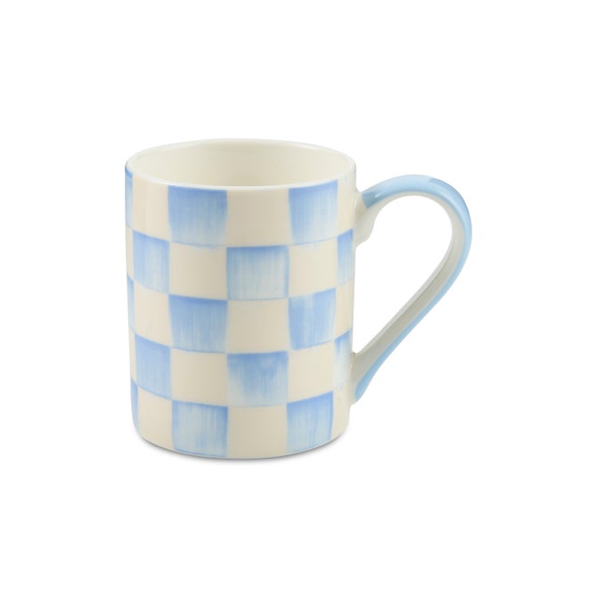 Sky Check Porcelain Mug image number 0