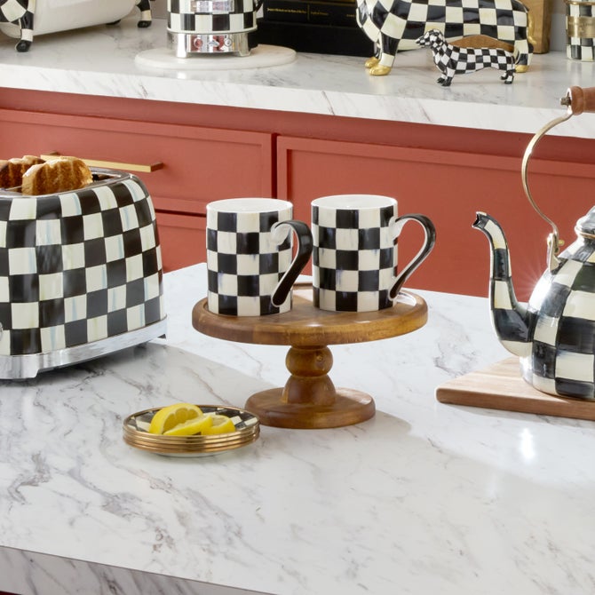 Courtly Check Porcelain Mug image number 1