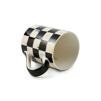 Courtly Check Porcelain Mug