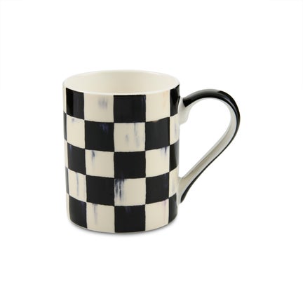 Courtly Check Porcelain Mug