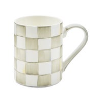 Sterling Check Porcelain Mug
