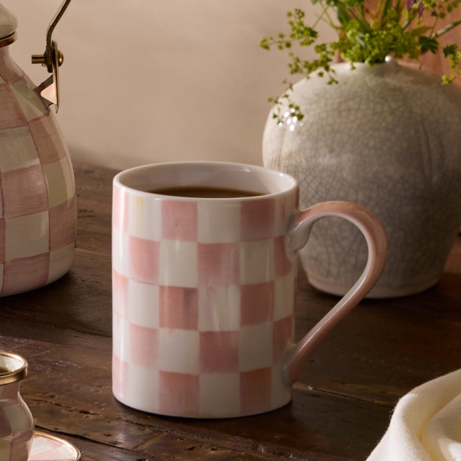 Rosy Check Porcelain Mug image number 1
