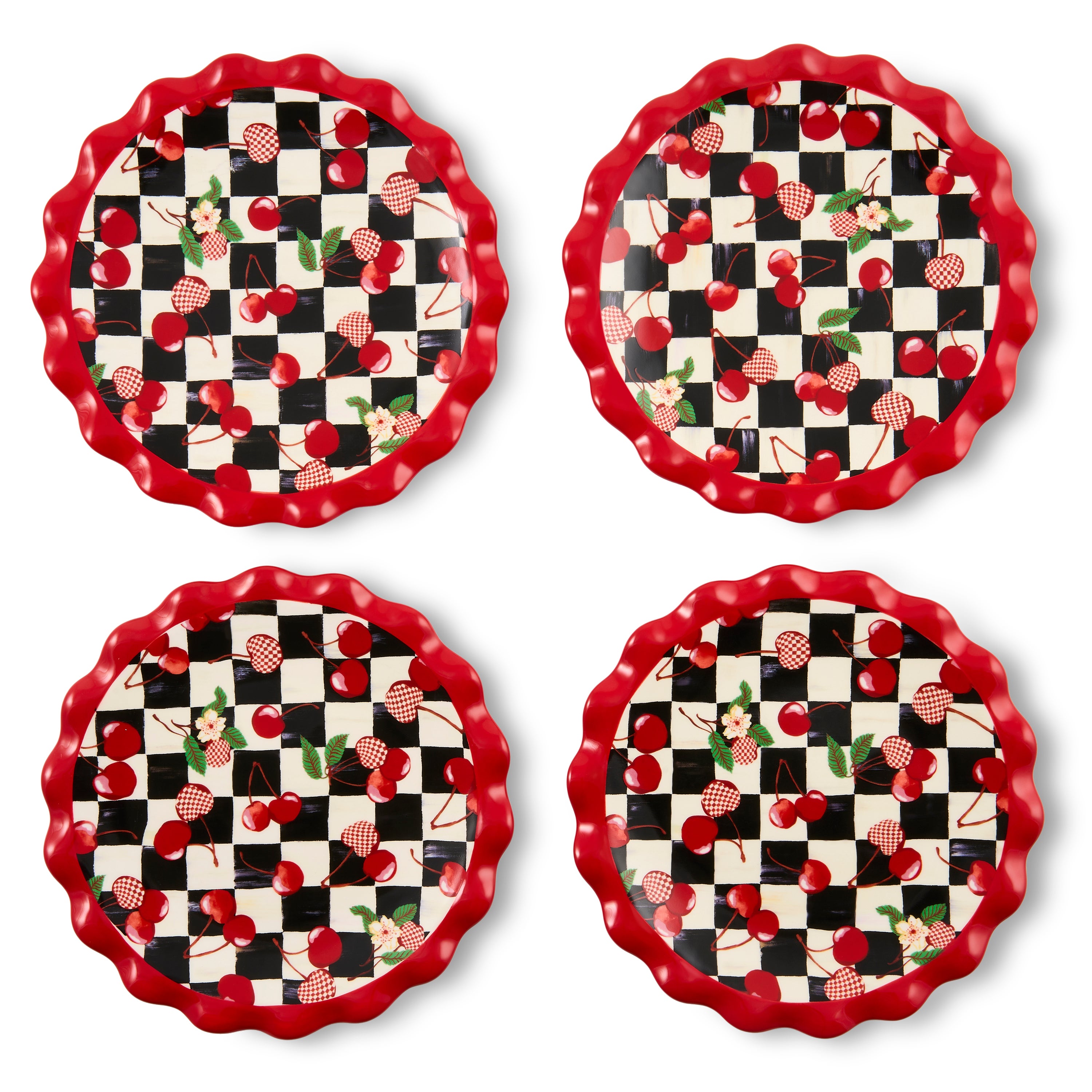 MacKenzie-Childs | Mon Cheri Small Plates, Set of 4