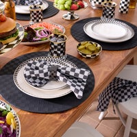 Courtly Check Everyday Dinner Plates, Set of 4