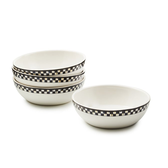 Courtly Check Everyday Bowls, Set of 4 image number 0