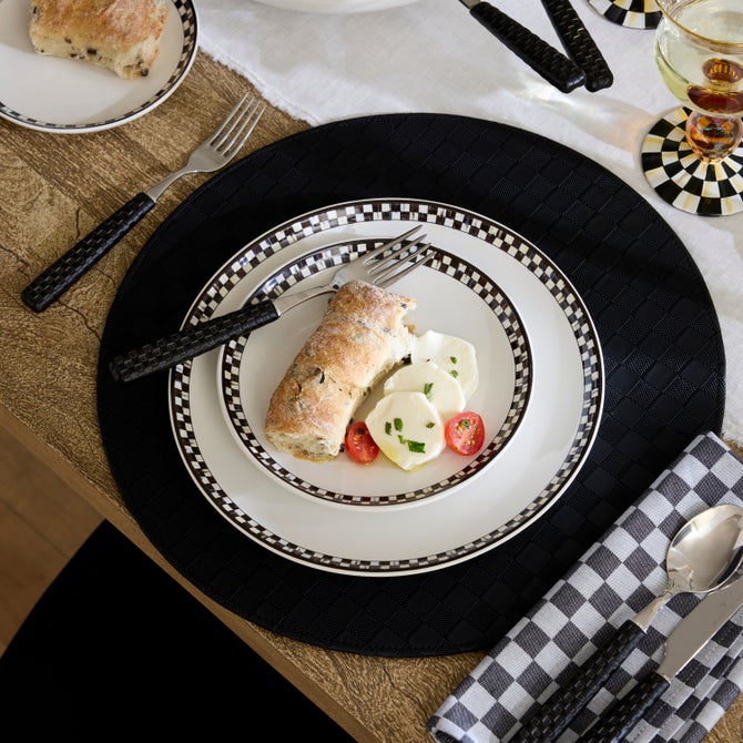Courtly Check Everyday Small Plates, Set of 4 image number 3
