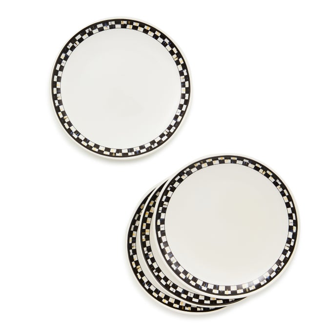 Courtly Check Everyday Small Plates, Set of 4 image number 2