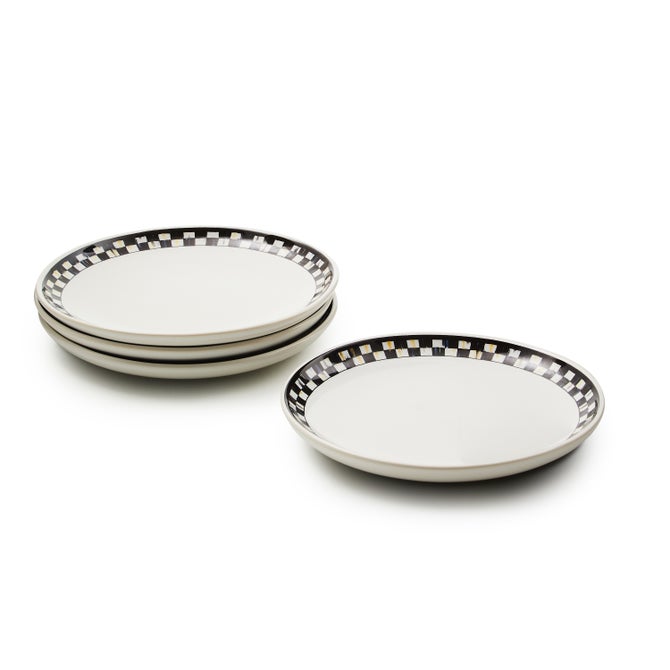 Courtly Check Everyday Small Plates, Set of 4 image number 0
