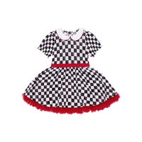 Posh Peanut Courtly Check Bodysuit Dress