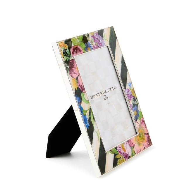 Flower Market Silver Plated 4" x 6" Frame image number 2