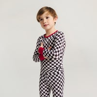 Posh Peanut Courtly Check Pajama Set