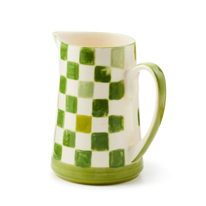 Green Check Pitcher image number 2