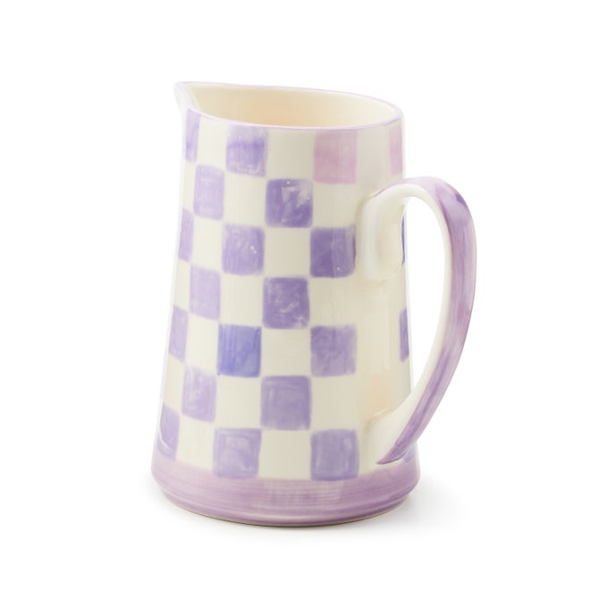 Lilac Check Pitcher image number 2