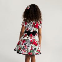 Posh Peanut Wild Rose Check Petticoat Dress