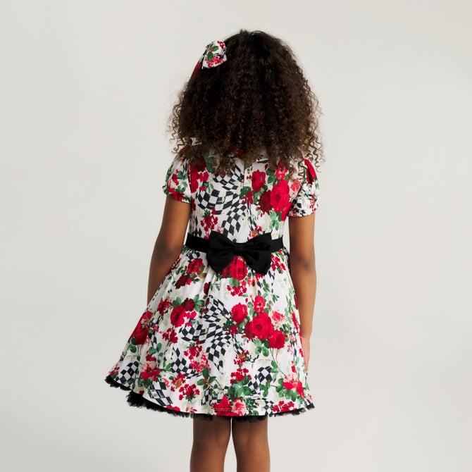 Posh Peanut Wild Rose Check Petticoat Dress image number 10