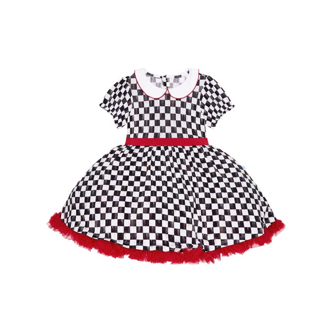 Posh Peanut Courtly Check Petticoat Dress image number 10