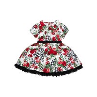 Posh Peanut Wild Rose Check Petticoat Dress