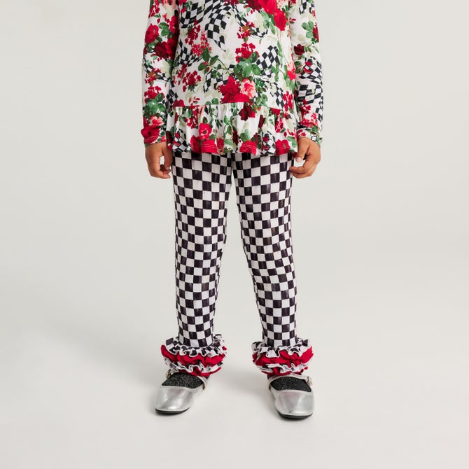 Posh Peanut Courtly Check Cha-Cha Leggings image number 0
