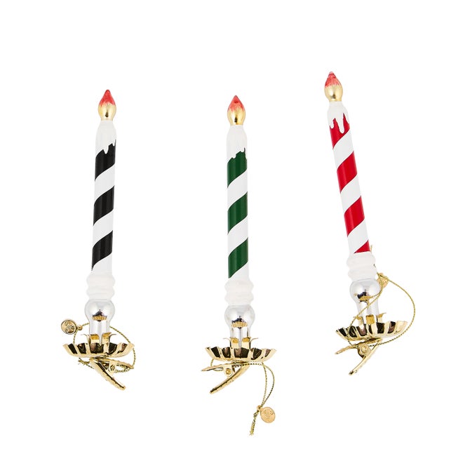 Check It Out Glass Candle Clips, Set of 3 image number 0