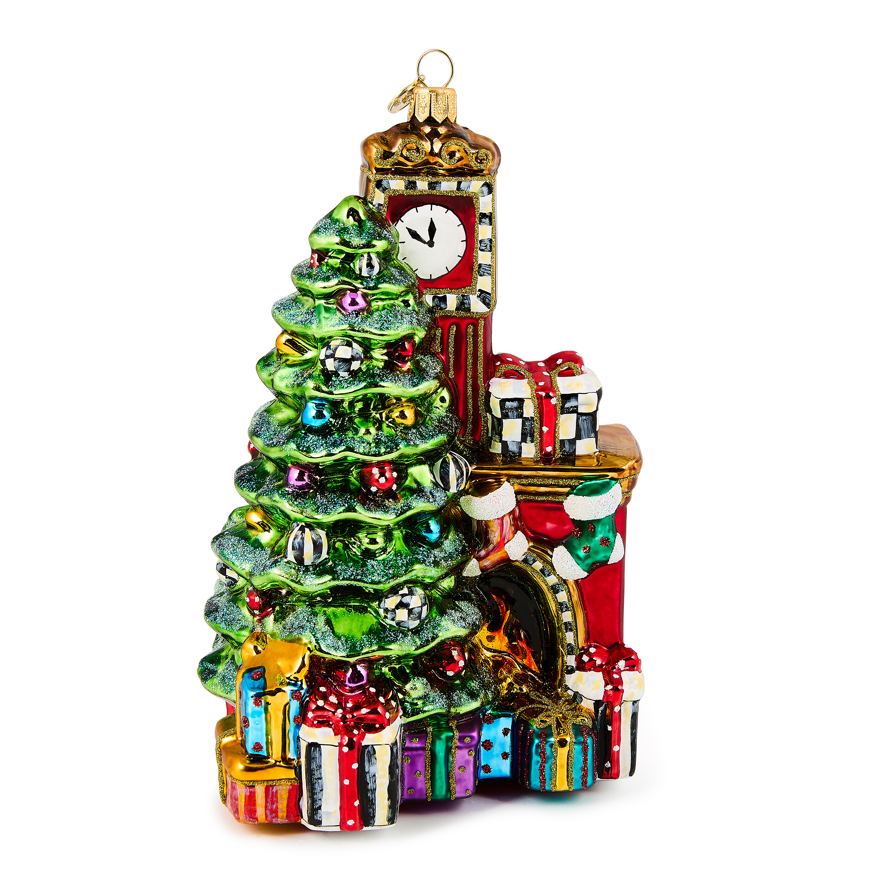 MacKenzie-Childs | Fireplace Glass Ornament