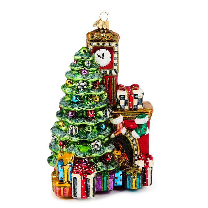 Fireplace Glass Ornament image number 0