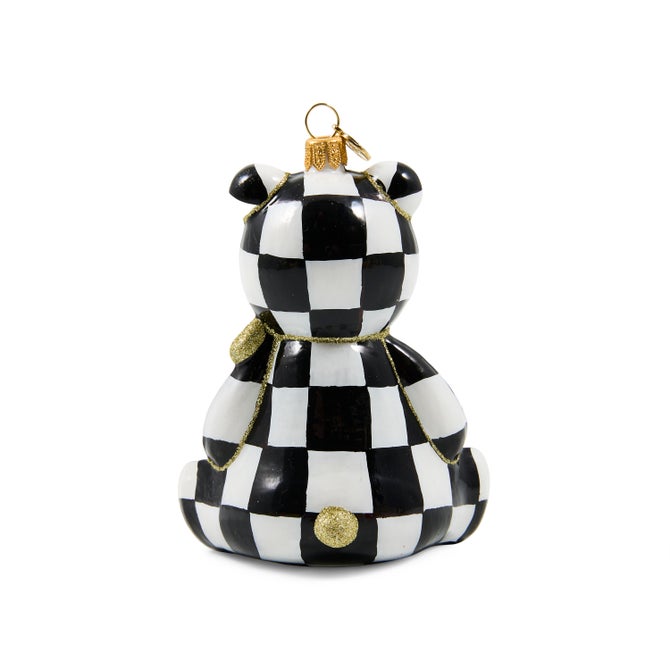2026 Courtly Bear Glass Ornament image number 2