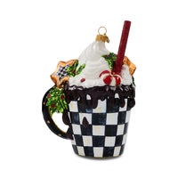 Hot Coco Glass Ornament