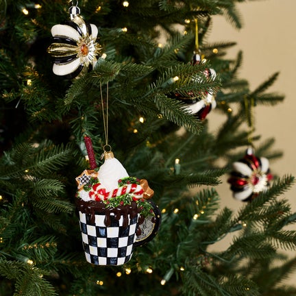 Hot Coco Glass Ornament