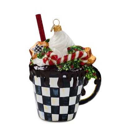 Hot Coco Glass Ornament