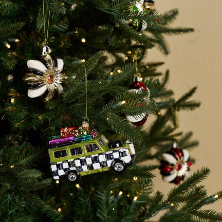 Christmas Vacation Car Glass Ornament
