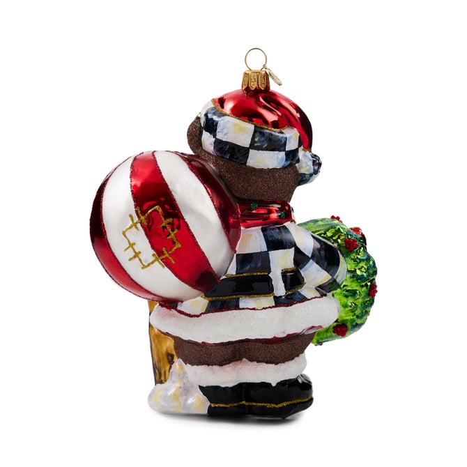 Aurora Teddy Bear Glass Ornament image number 2