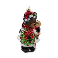 Aurora Teddy Bear Glass Ornament